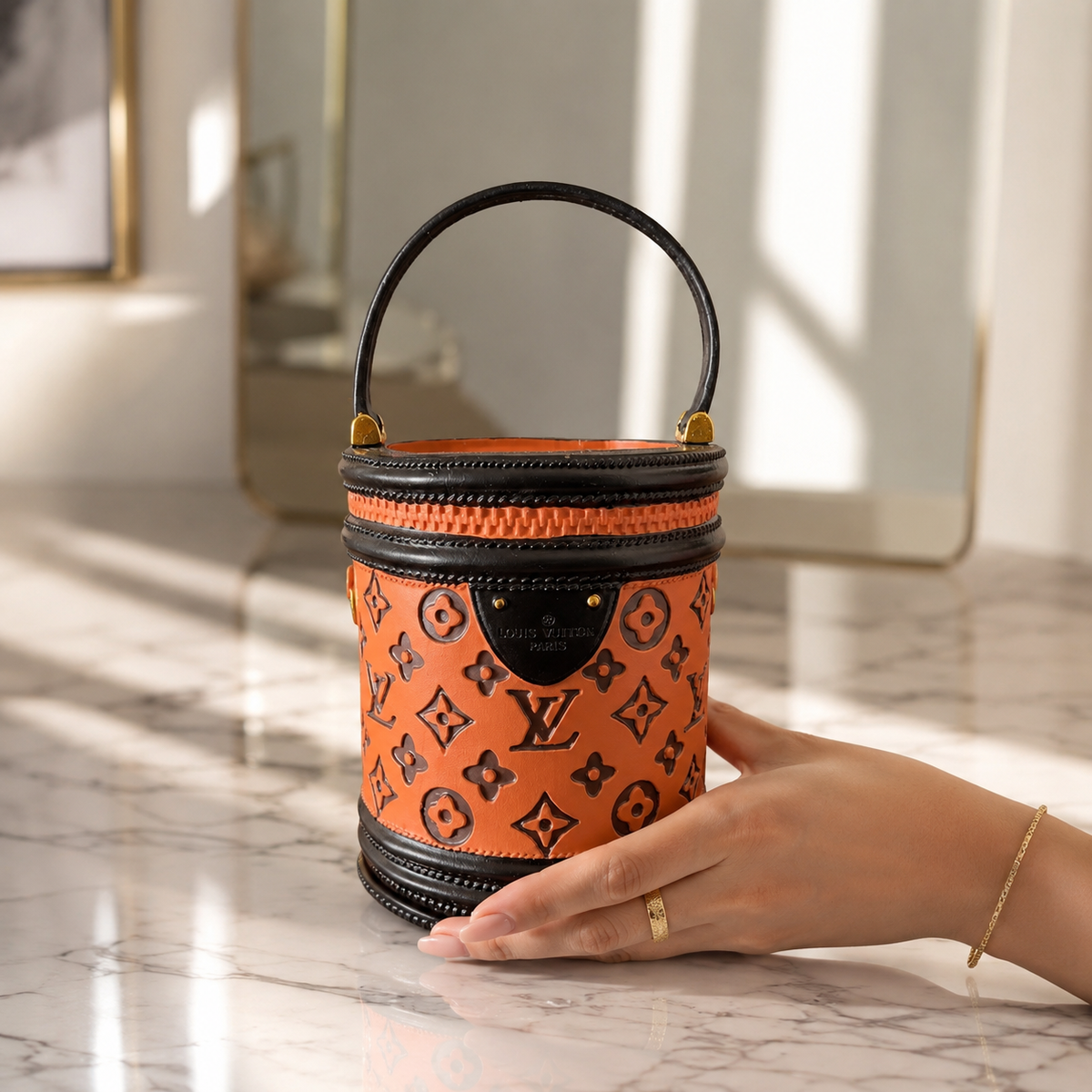 La Palette Handbag-Inspired Sculptural Planter