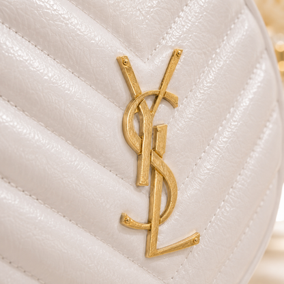 The Luna Round Quilted Bag Decor